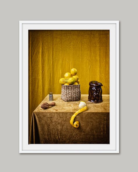 Lemon in Basket with Mastiff 